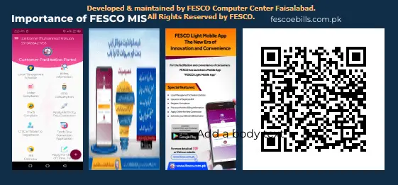 FESCO MIS (Management and Information System) - FESCO Bill